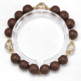 " Ethereal Snowy Lotus” Incense Beads Bracelet and Necklace Set