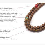 "Graceful Dragon‘s Hymn" Incense Beads Bracelet·108 Seeds