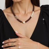 “Zen Serenity White Tea” Incense Beads Necklace