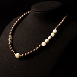 “Zen Serenity White Tea” Incense Beads Necklace