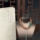 "Zen Serenity White Tea" Incense Beads Bracelet· 21 Seeds